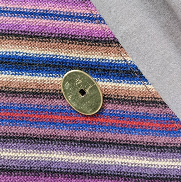 Estée Lauder x Missoni Signature Chevron Print Multicolor Clutch Bag - Picture 12 of 15